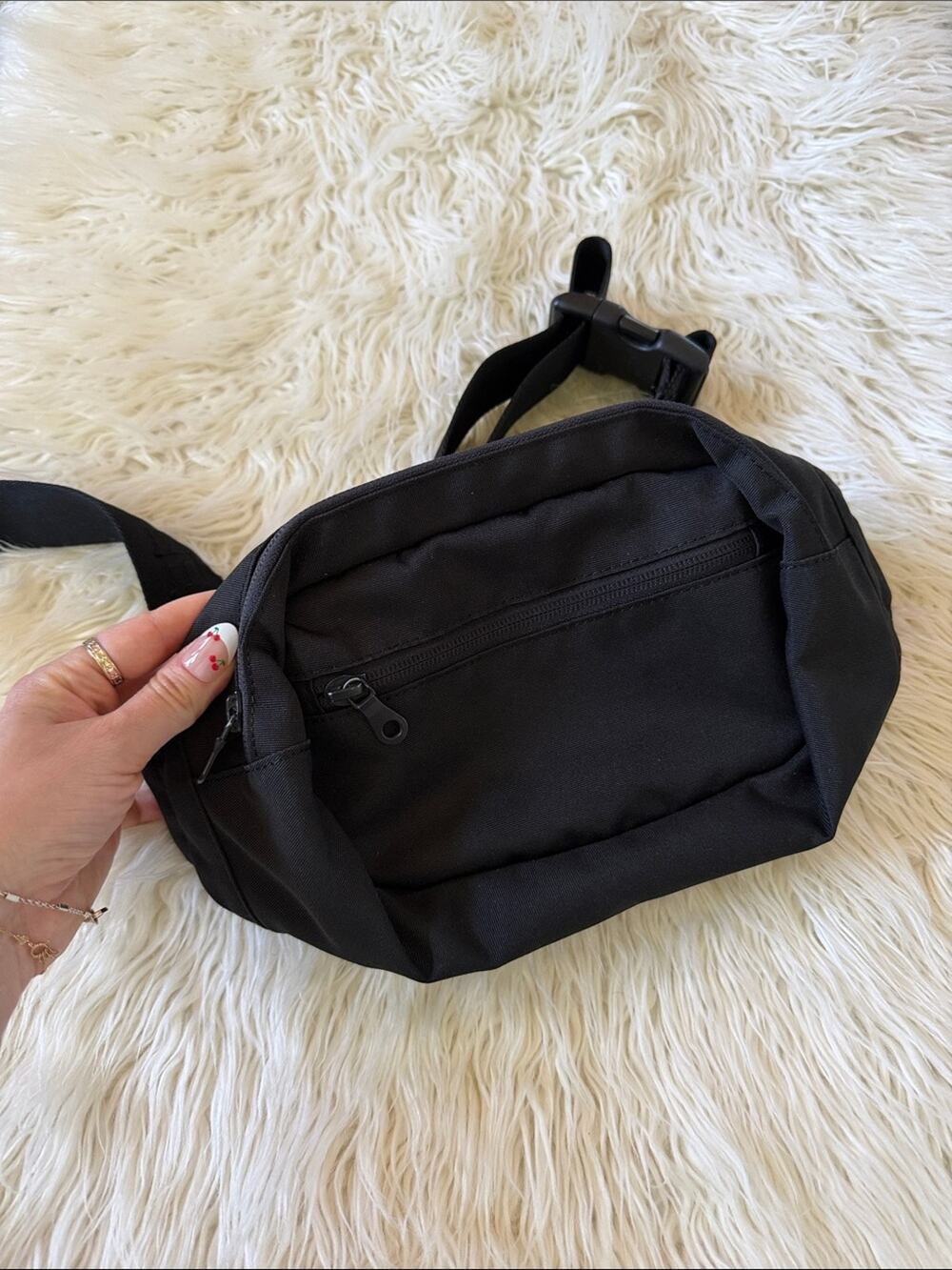 Girlfriend Collective Black Crossbody Belt Bag